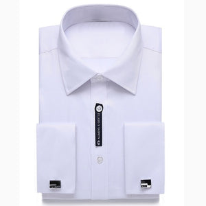 Alimens & Gentle Mens French Cuff Dress Shirt Men