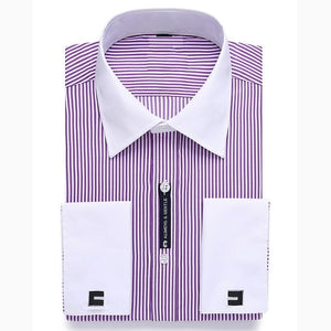 Alimens & Gentle Mens French Cuff Dress Shirt Men