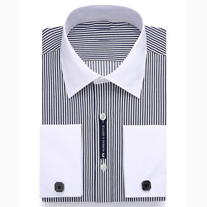 Alimens & Gentle Mens French Cuff Dress Shirt Men