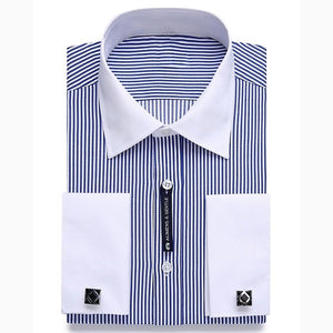 Alimens & Gentle Mens French Cuff Dress Shirt Men