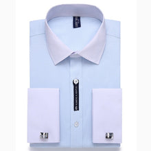 Load image into Gallery viewer, Alimens &amp; Gentle Mens French Cuff Dress Shirt Men
