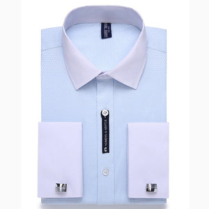 Alimens & Gentle Mens French Cuff Dress Shirt Men