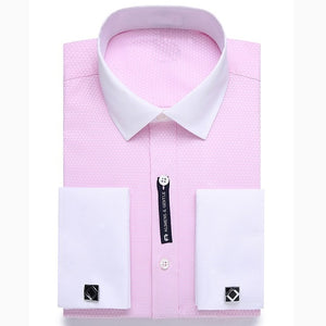 Alimens & Gentle Mens French Cuff Dress Shirt Men