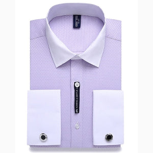 Alimens & Gentle Mens French Cuff Dress Shirt Men