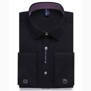 Alimens & Gentle Mens French Cuff Dress Shirt Men