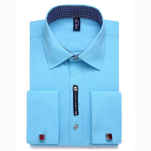 Alimens & Gentle Mens French Cuff Dress Shirt Men