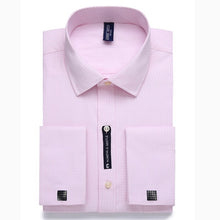 Load image into Gallery viewer, Alimens &amp; Gentle Mens French Cuff Dress Shirt Men
